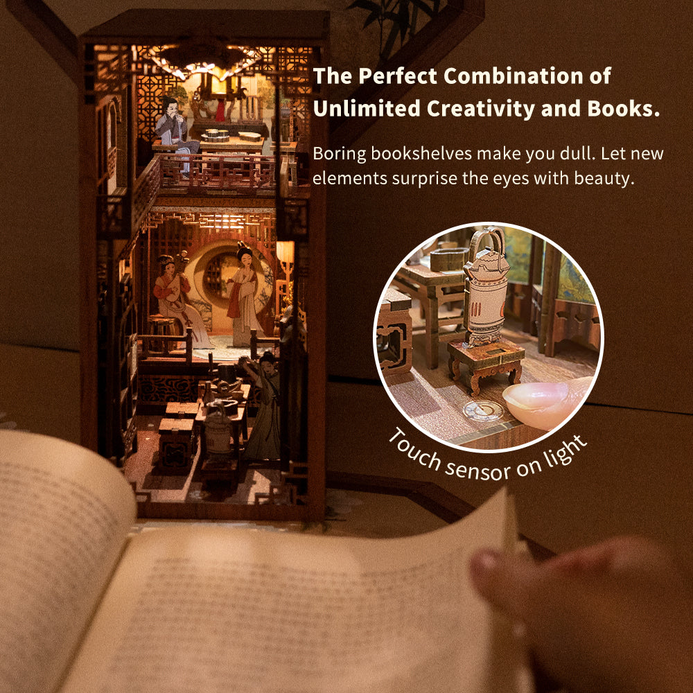 (US Warehouse Only) CUTEBEE DIY Book Nook Kit (Elegant Song Dynasty)