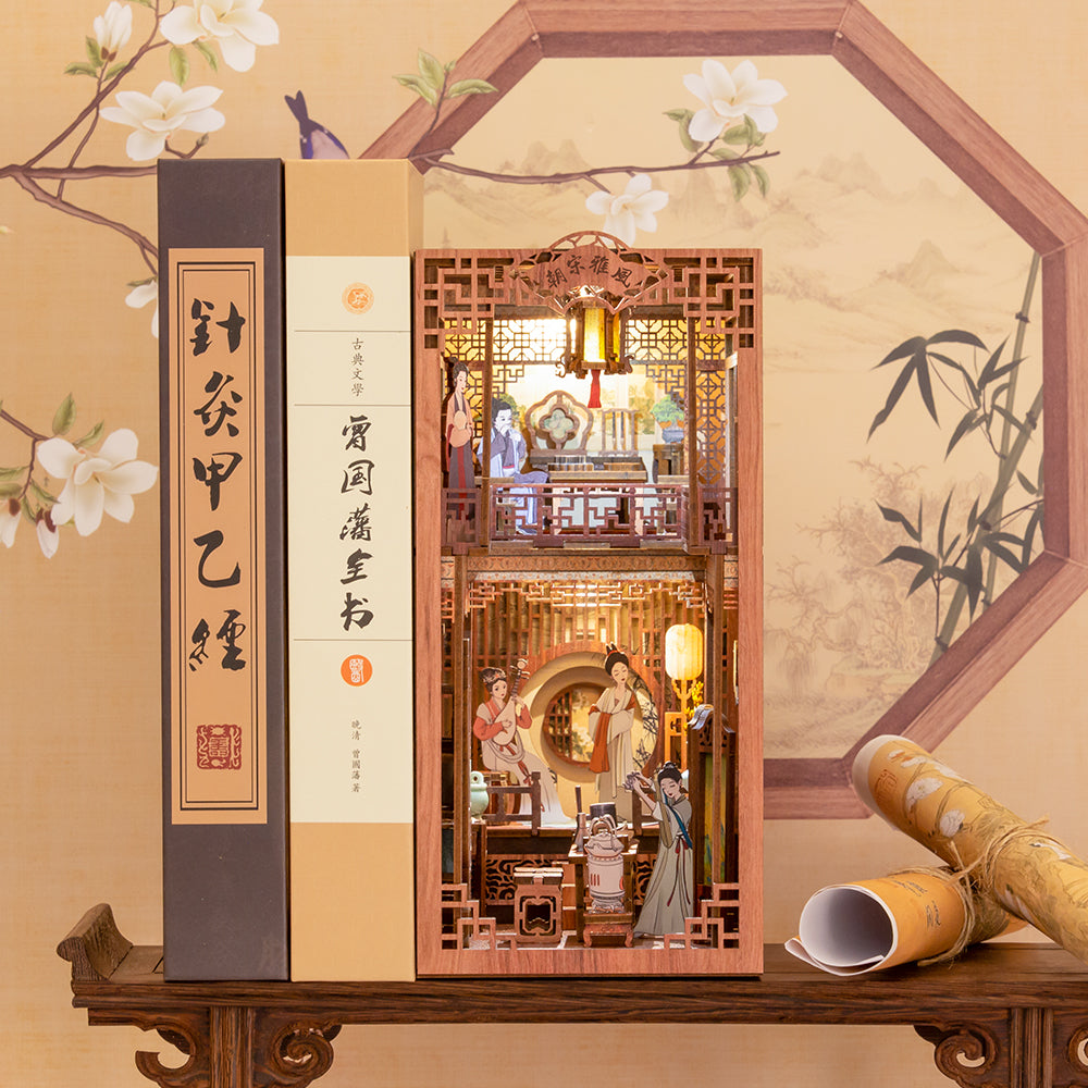 (US Warehouse Only) CUTEBEE DIY Book Nook Kit (Elegant Song Dynasty)