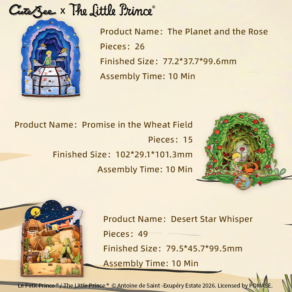 CUTEBEE X The Little Prince | DIY Fridge Magnet Kit