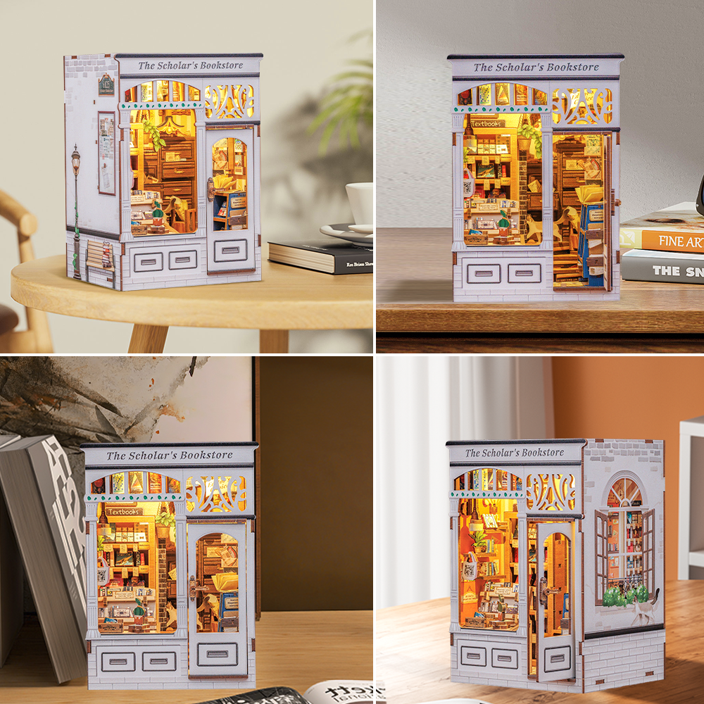 CUTEBEE DIY Book Nook Kit | The Scholar's Bookstore