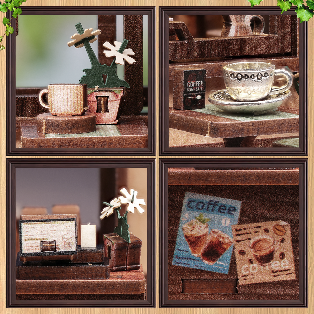 CUTEBEE DIY Miniature House | Kissa Coffee