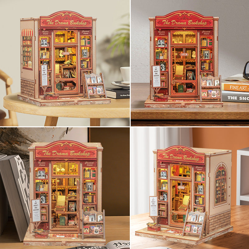CUTEBEE DIY Book Nook Kit | The Drama Bookshop