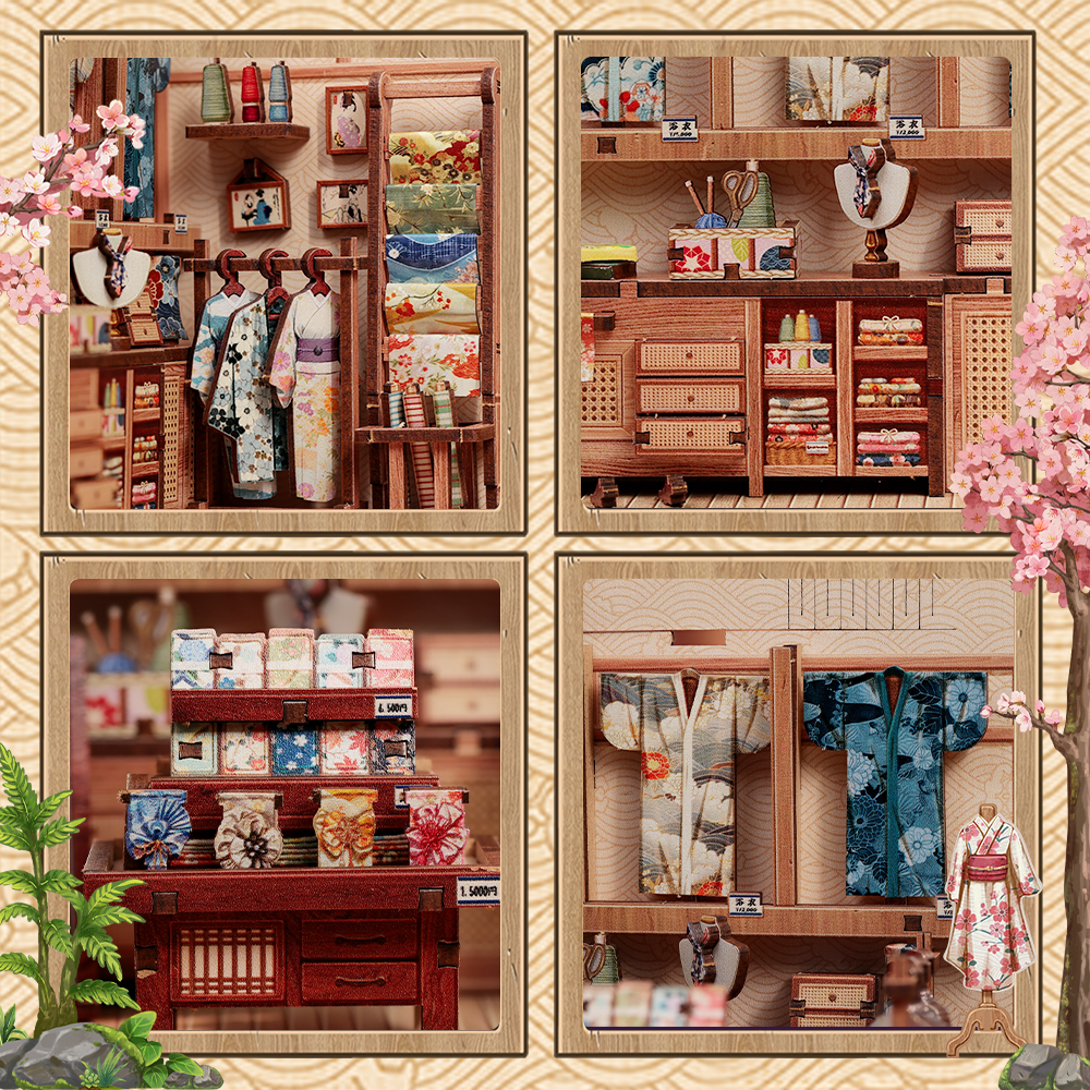 CUTEBEE DIY Miniature House | Sakura o kimono shop
