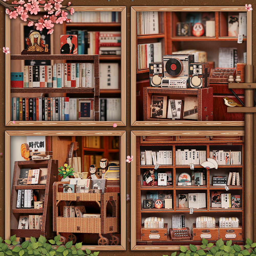 CUTEBEE DIY Miniature House | Antique bookery of Kyoto