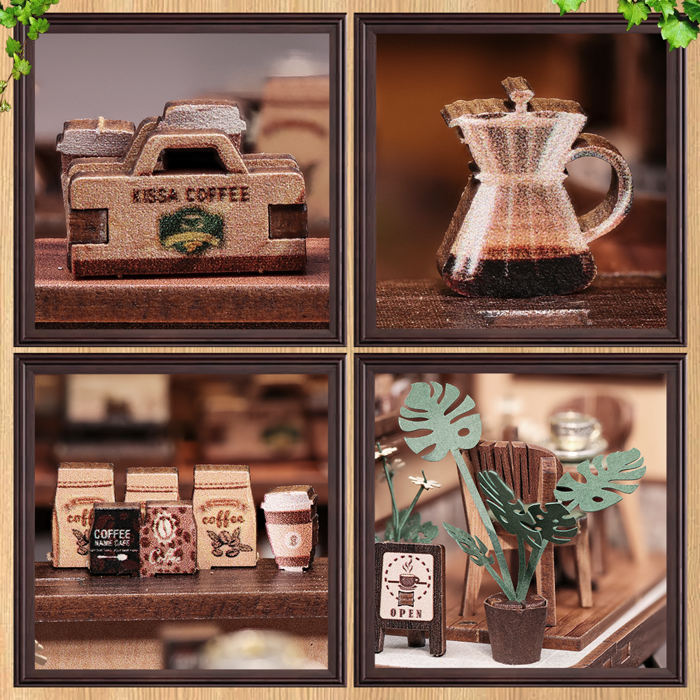 CUTEBEE DIY Miniature House | Kissa Coffee