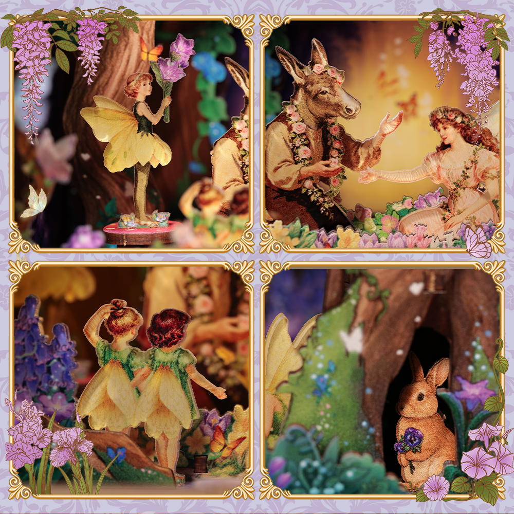 CUTEBEE DIY Miniature House |A Midsummer Night's Dream