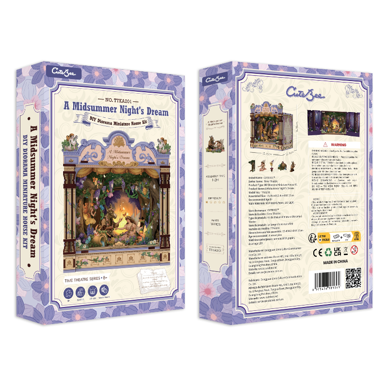 CUTEBEE DIY Miniature House |A Midsummer Night's Dream