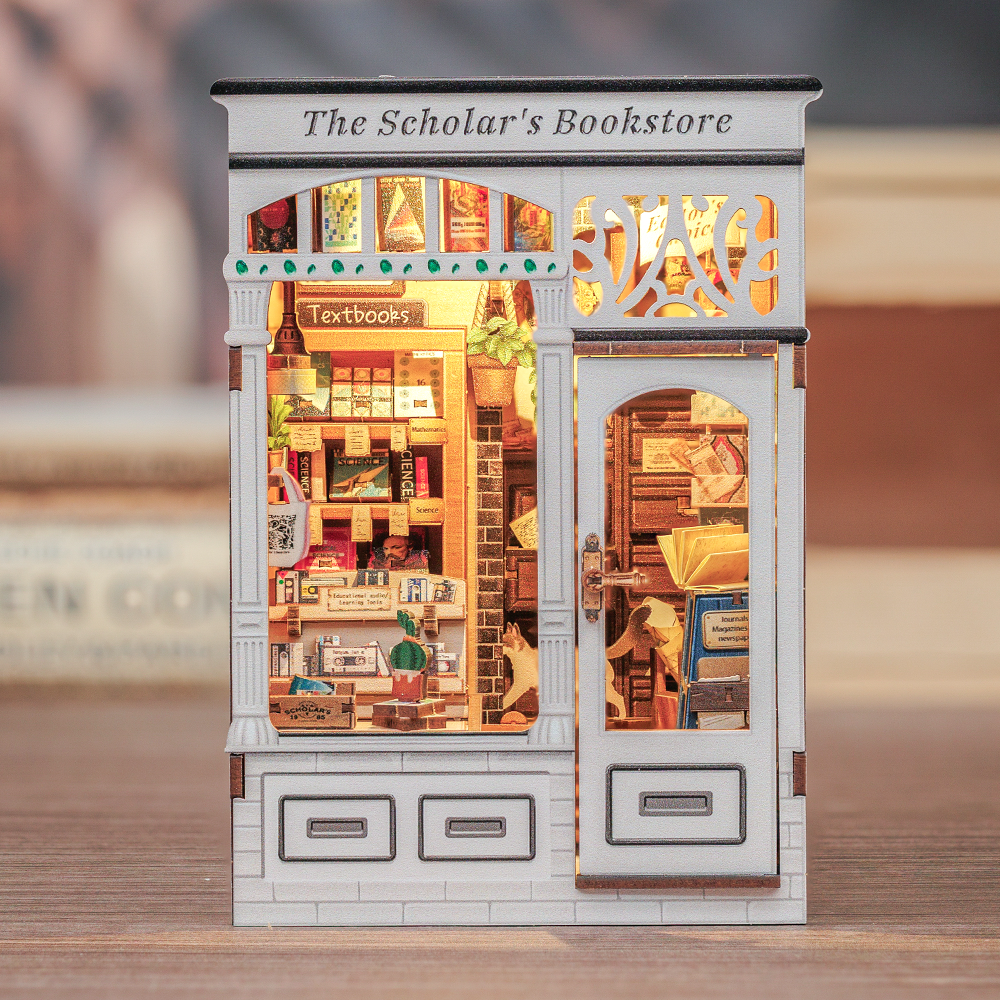 CUTEBEE DIY Book Nook Kit | The Scholar's Bookstore