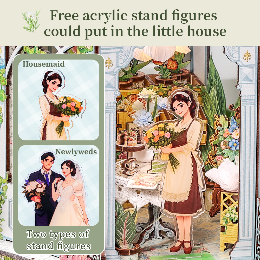 CUTEBEE DIY Miniature House | Windsor Flower House