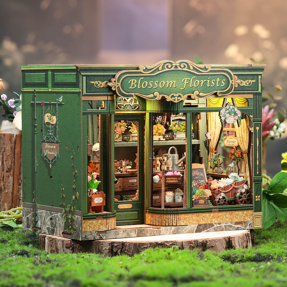 CUTEBEE DIY Dollhouse Kit | Blossom Florists