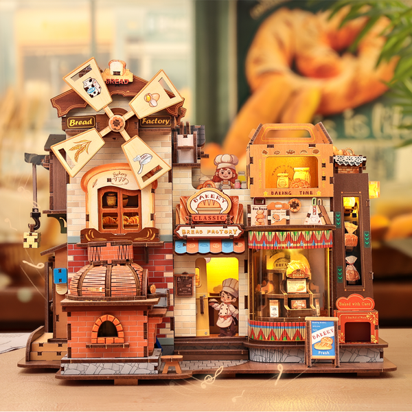 CUTEBEE DIY Miniature House |Bread Factory