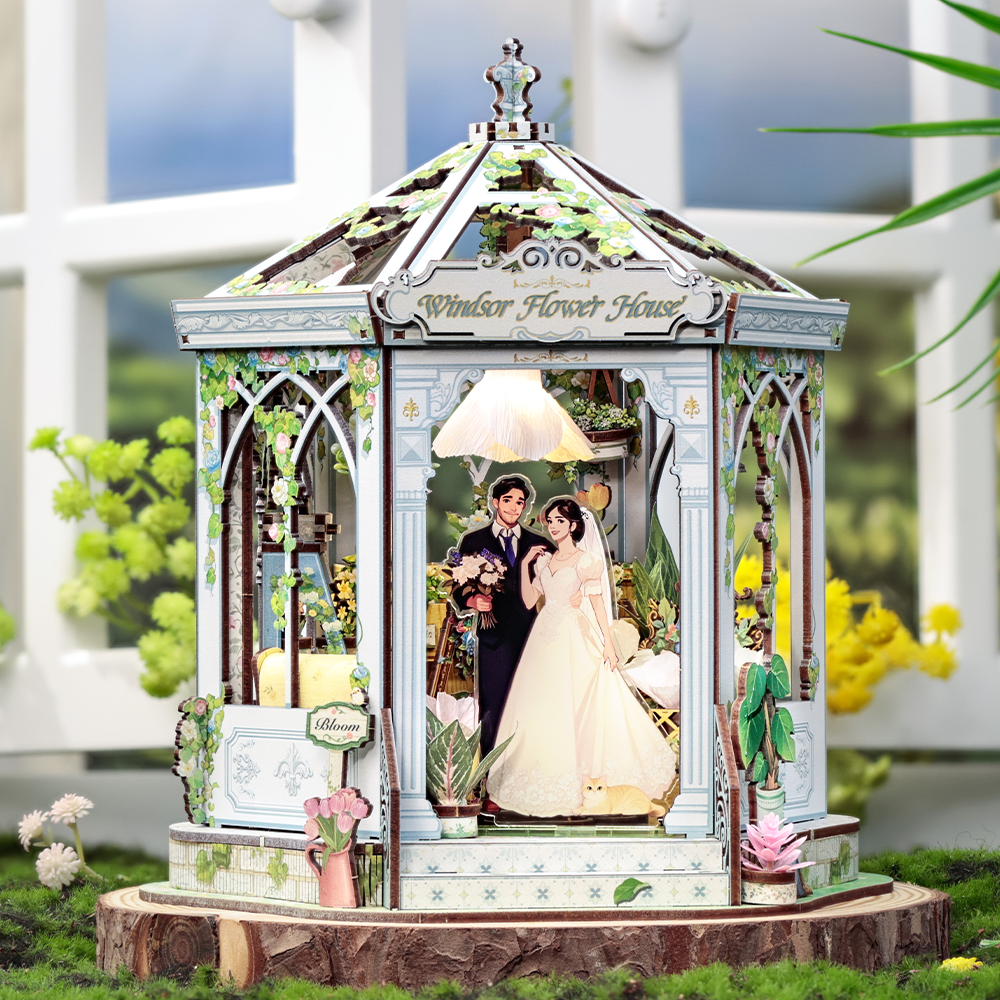 CUTEBEE DIY Miniature House | Windsor Flower House