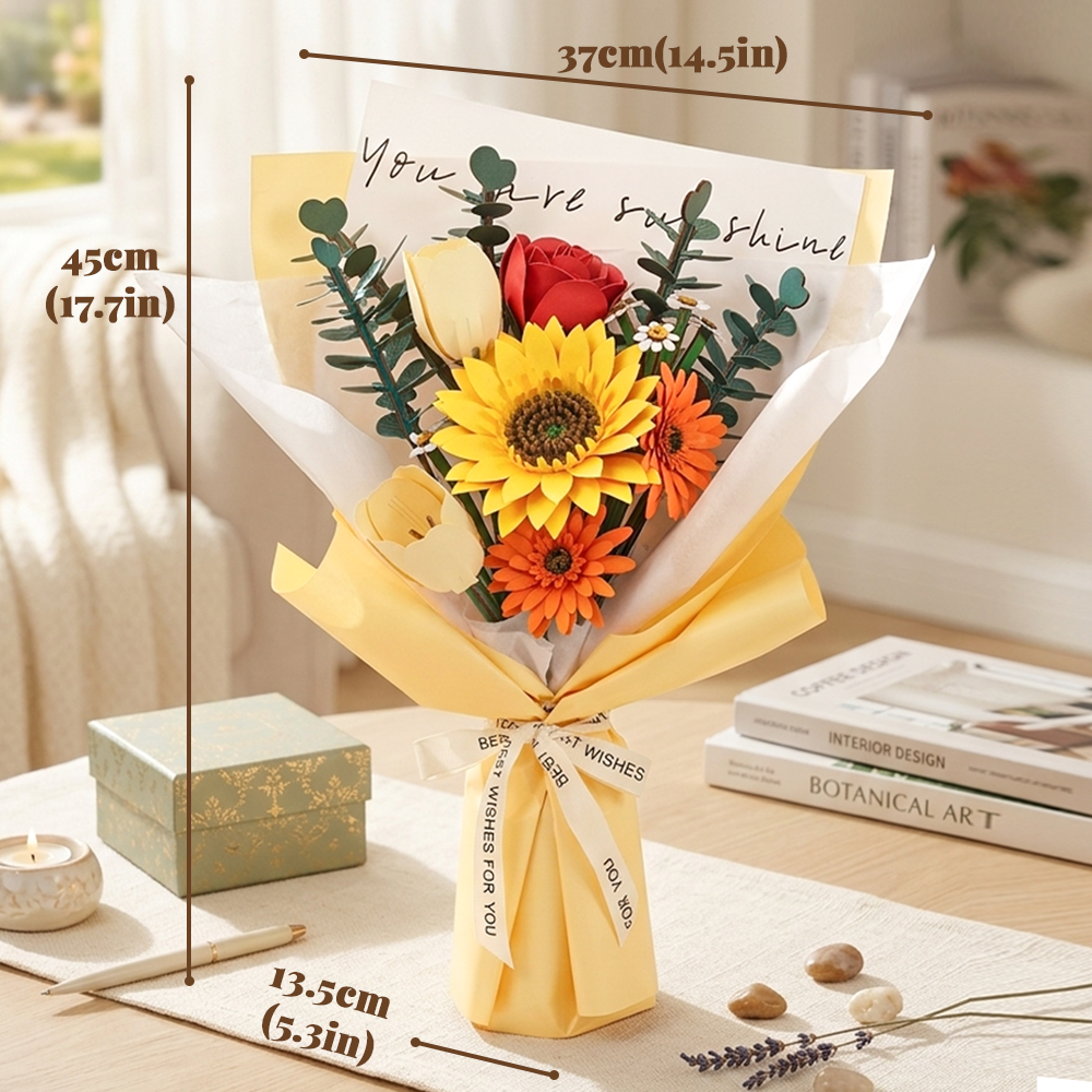 CUTEBEE DIY Flower Kit | Golden Wishes