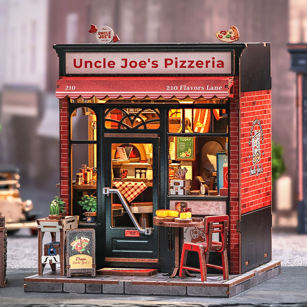 CUTEBEE DIY Miniature House | Uncle Joe's Pizzeria