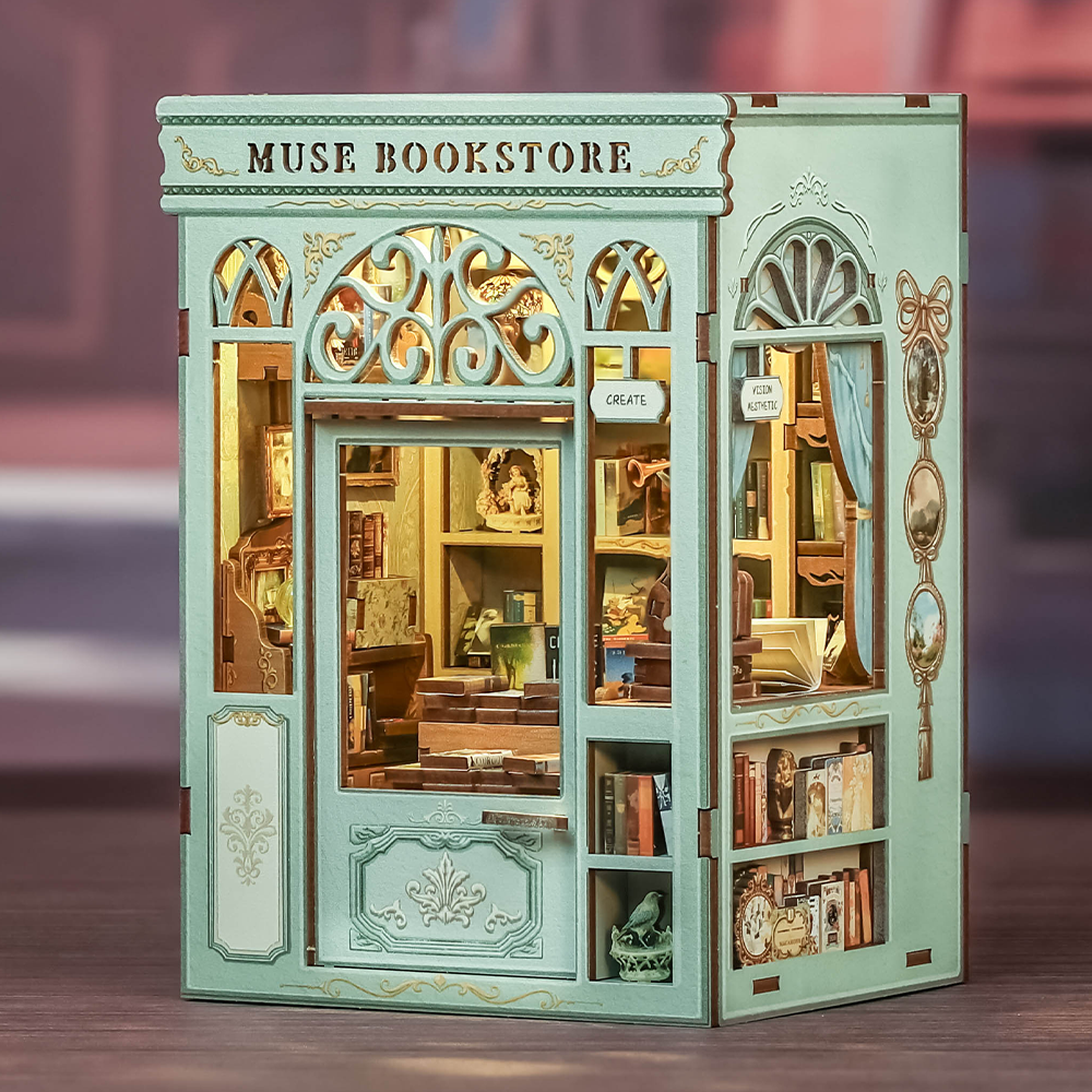 CUTEBEE DIY Book Nook Kit | Muse Bookstore