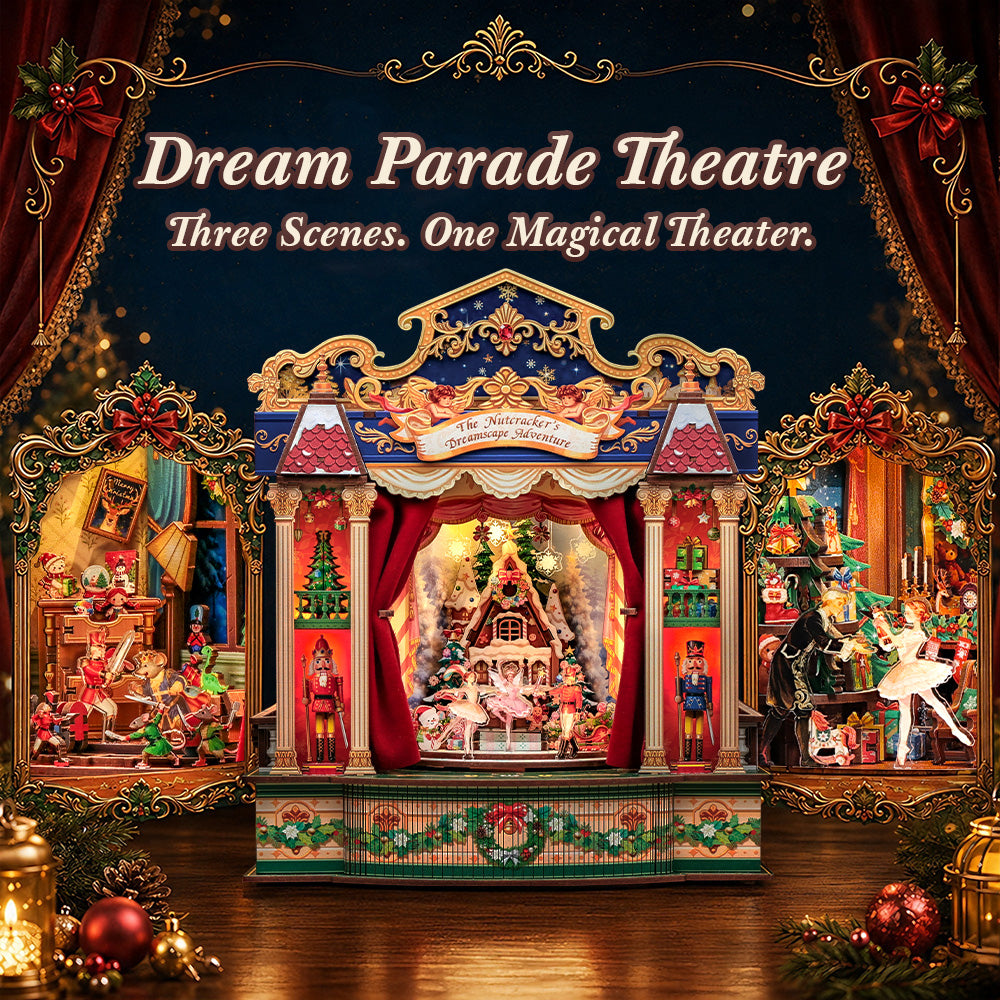 CUTEBEE DIY Miniature Theater Kits | The Nutcracker’s Dreamscape Adventure