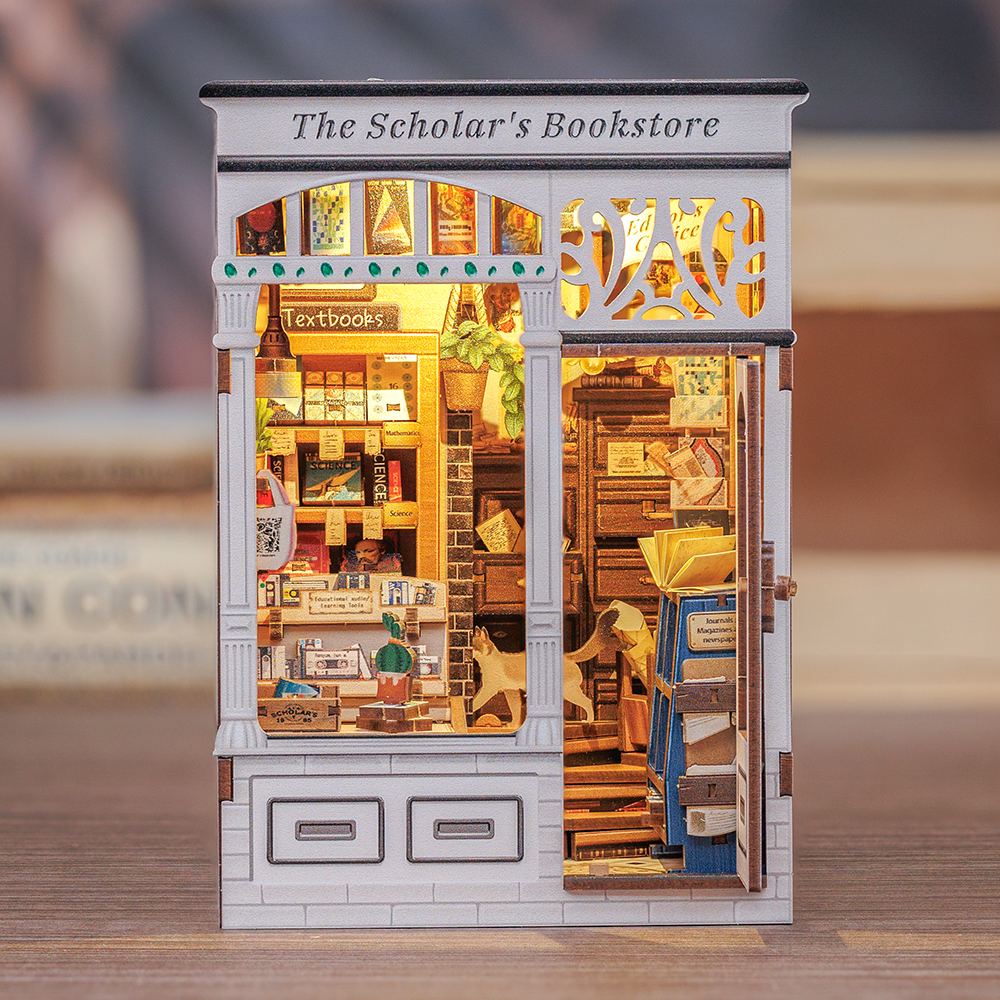 CUTEBEE DIY Book Nook Kit | The Scholar's Bookstore