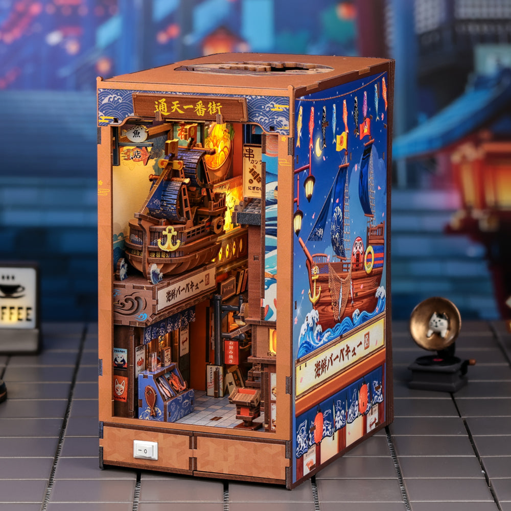 CUTEBEE DIY Book Nook Kit | Tsutenkaku Ichiban Street