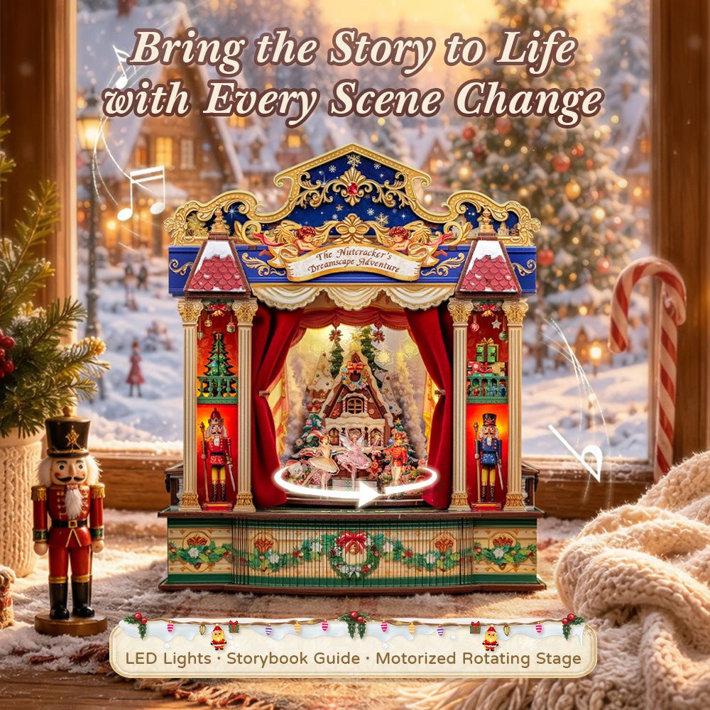 CUTEBEE DIY Miniature Theater Kits | The Nutcracker’s Dreamscape Adventure