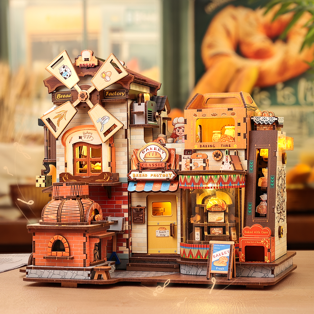 CUTEBEE DIY Miniature House |Bread Factory