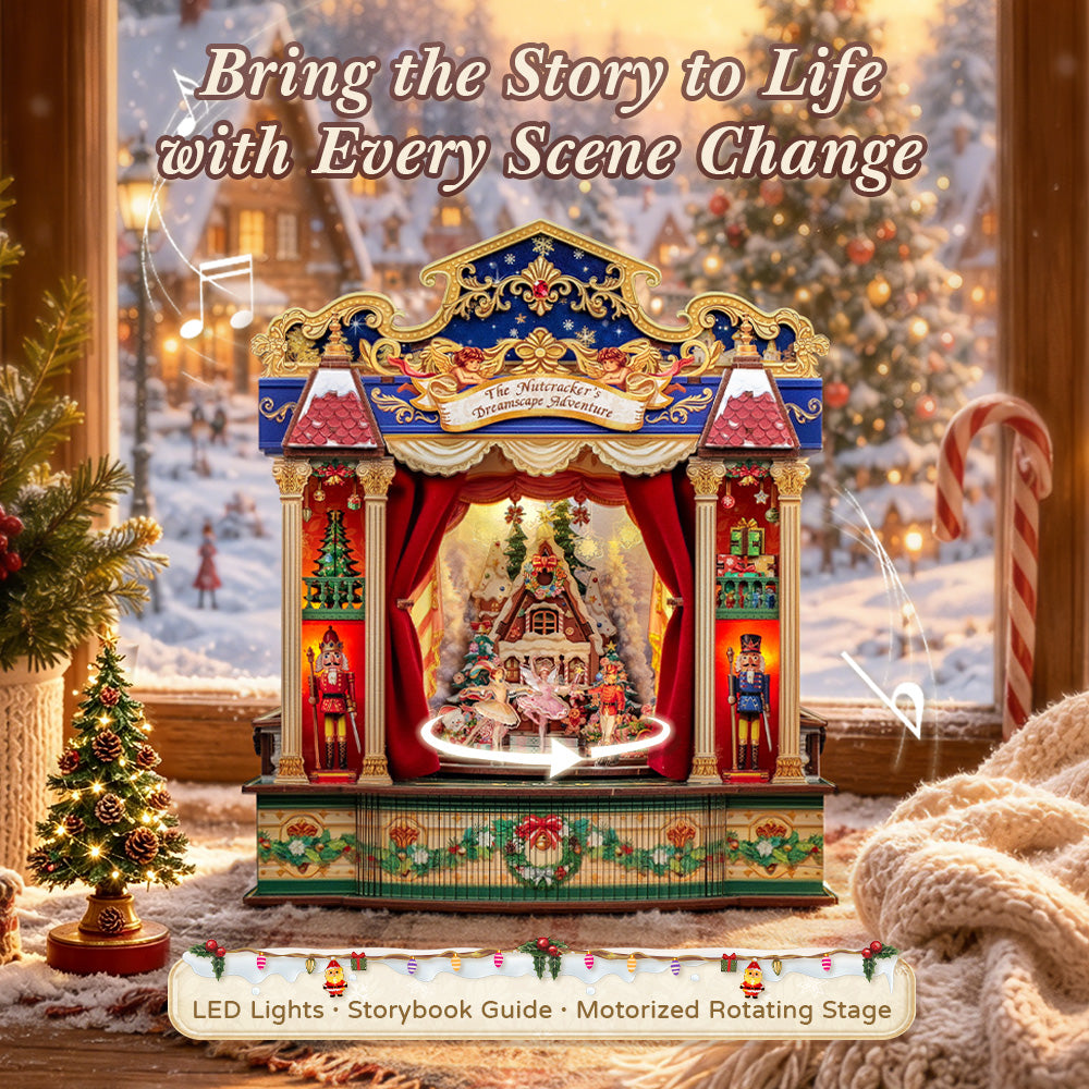 CUTEBEE DIY Miniature Theater Kits | The Nutcracker’s Dreamscape Adventure
