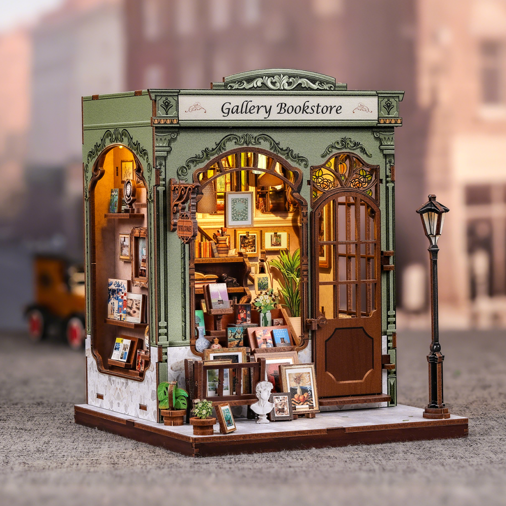 CUTEBEE DIY Miniature House | Gallery Bookstore
