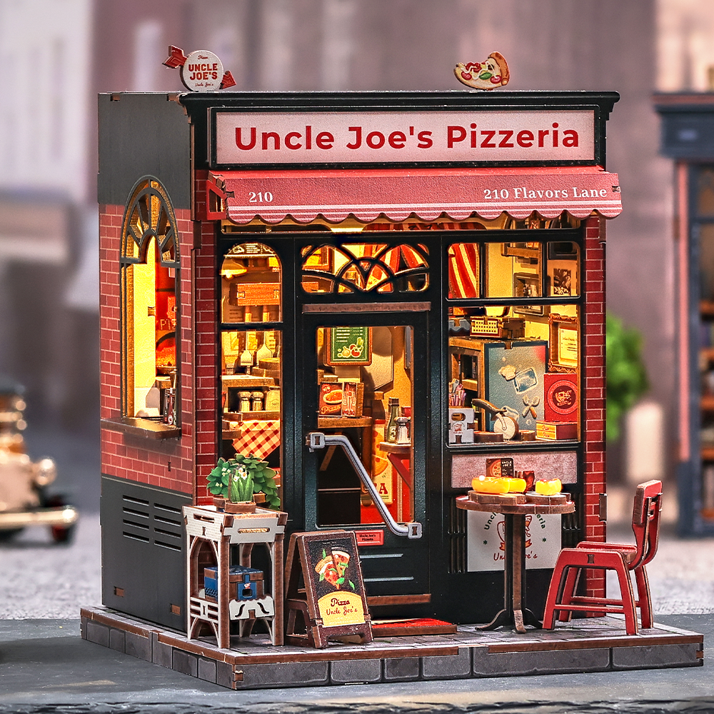 CUTEBEE DIY Miniature House | Uncle Joe's Pizzeria