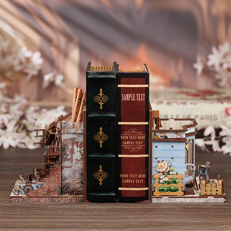 CUTEBEE DIY Bookends Kit (Love and Peace)