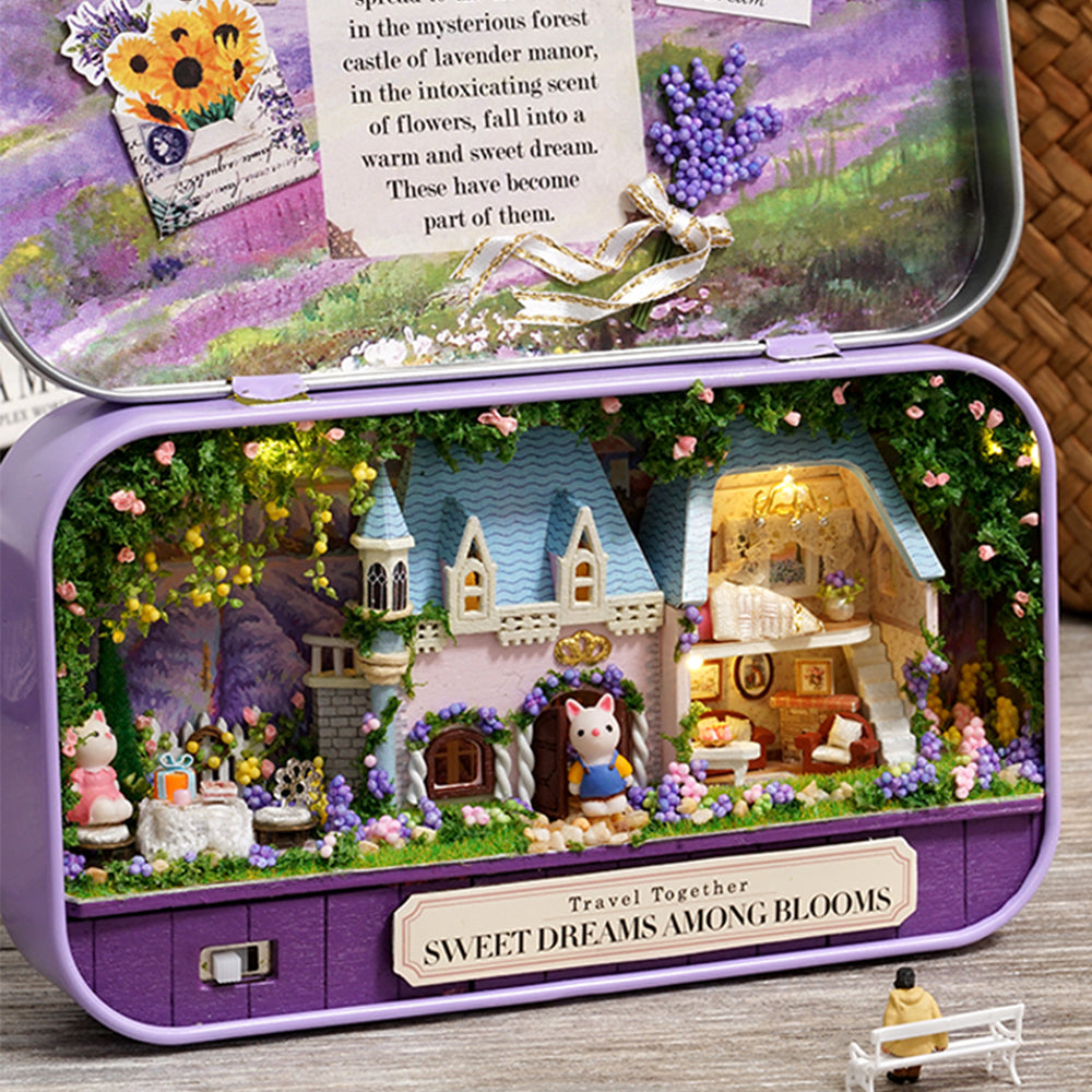 CUTEBEE Japanese Box Theatre Diy Dollhouse Kit Furniture Miniature