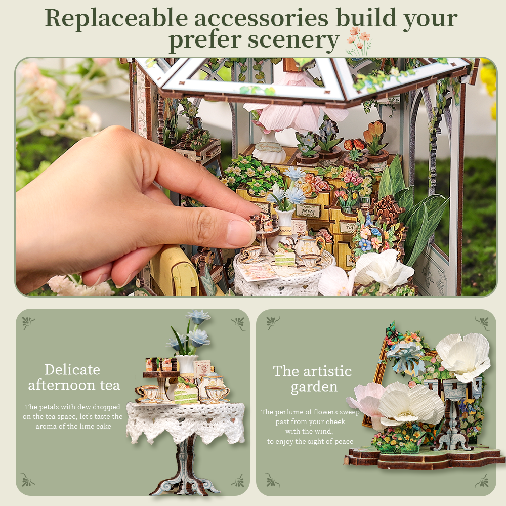 CUTEBEE DIY Miniature House | Windsor Flower House