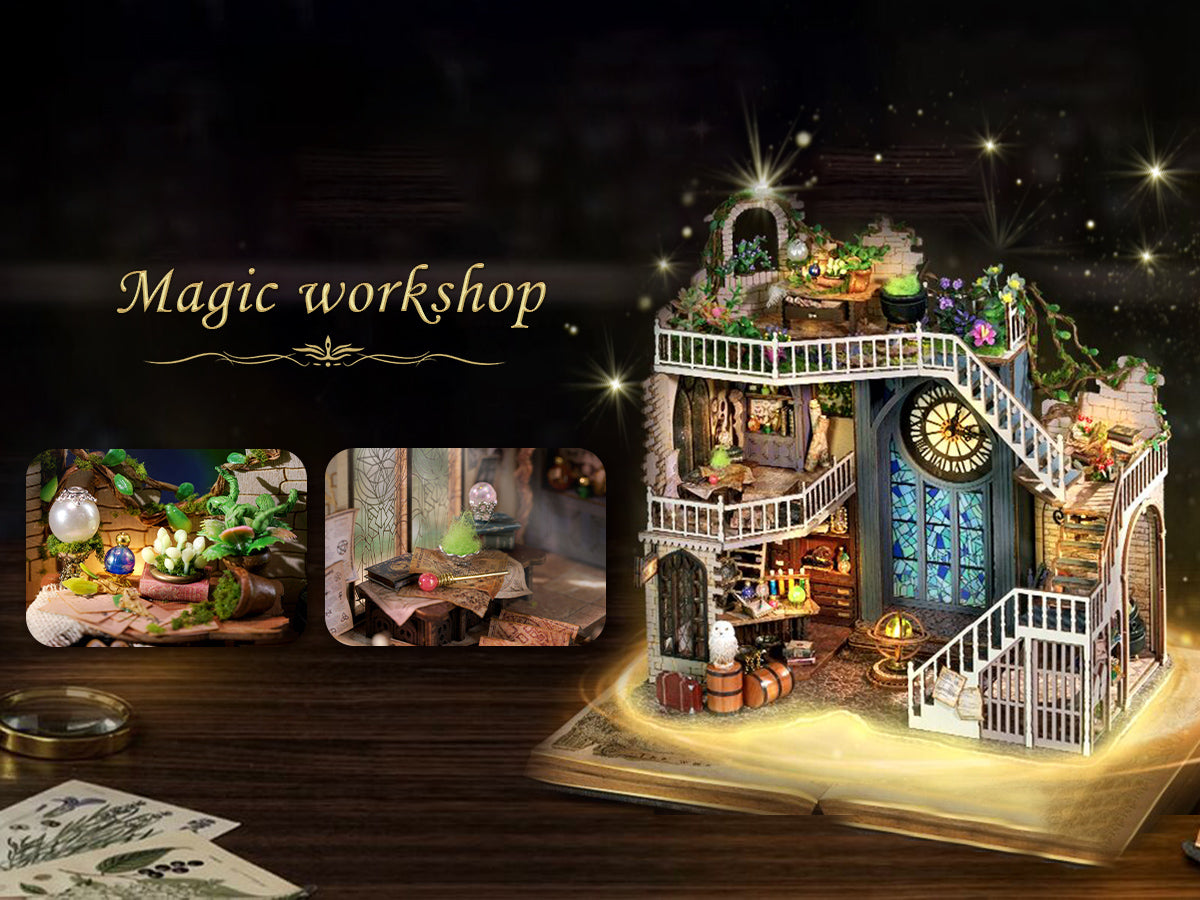 🏰CUTEBEE—Unleash Your Creativity with DIY Magic House Dollhouse: 🎁  Perfect Gift Ideas for Enchanting DIY Fun