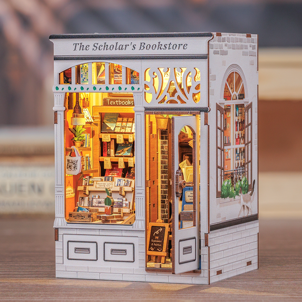 CUTEBEE DIY Book Nook Kit | The Scholar's Bookstore