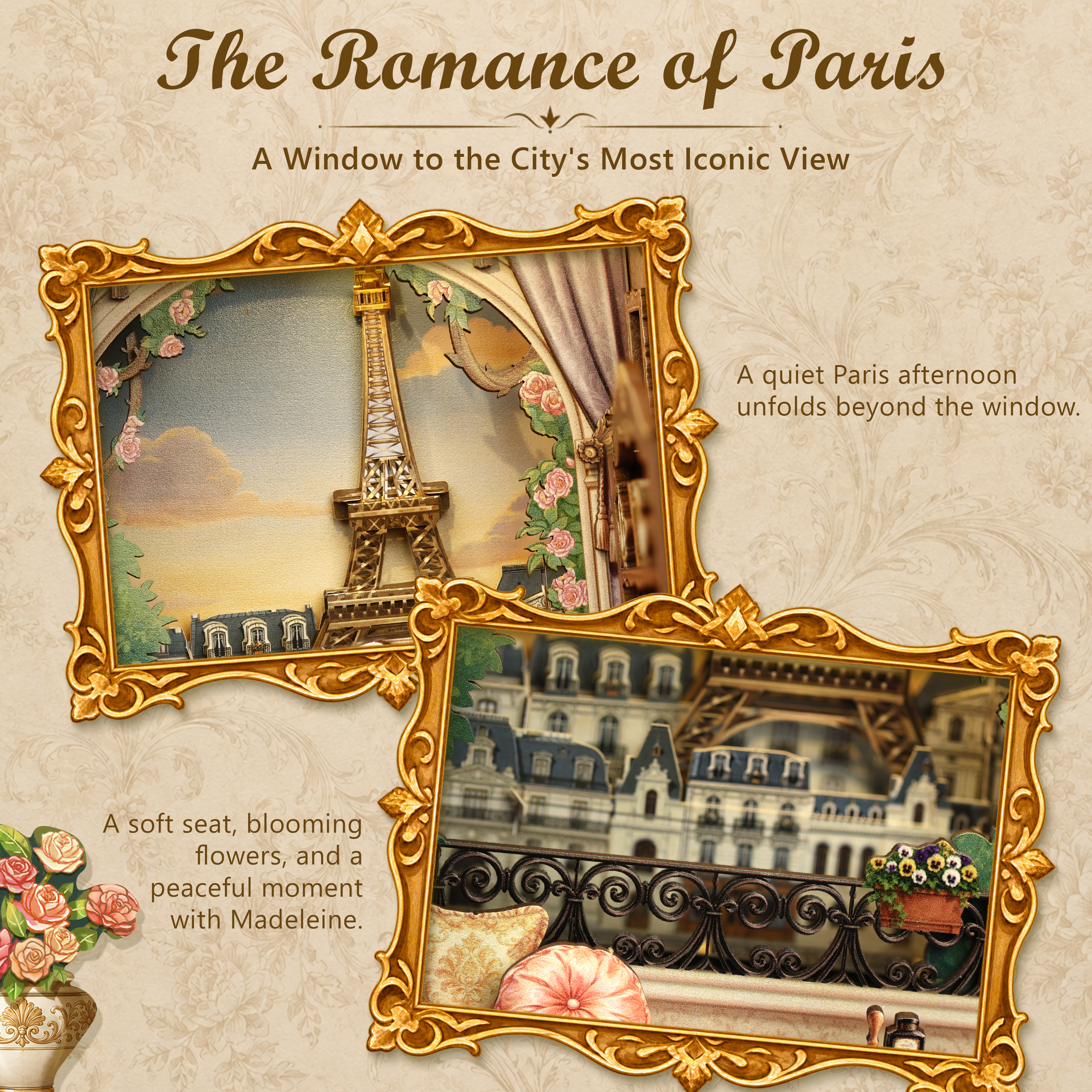 CUTEBEE DIY Book Nook Kit | Madeleine's Parisian Salon