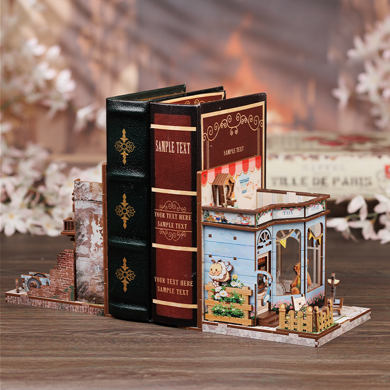CUTEBEE DIY Bookends Kit (Love and Peace)