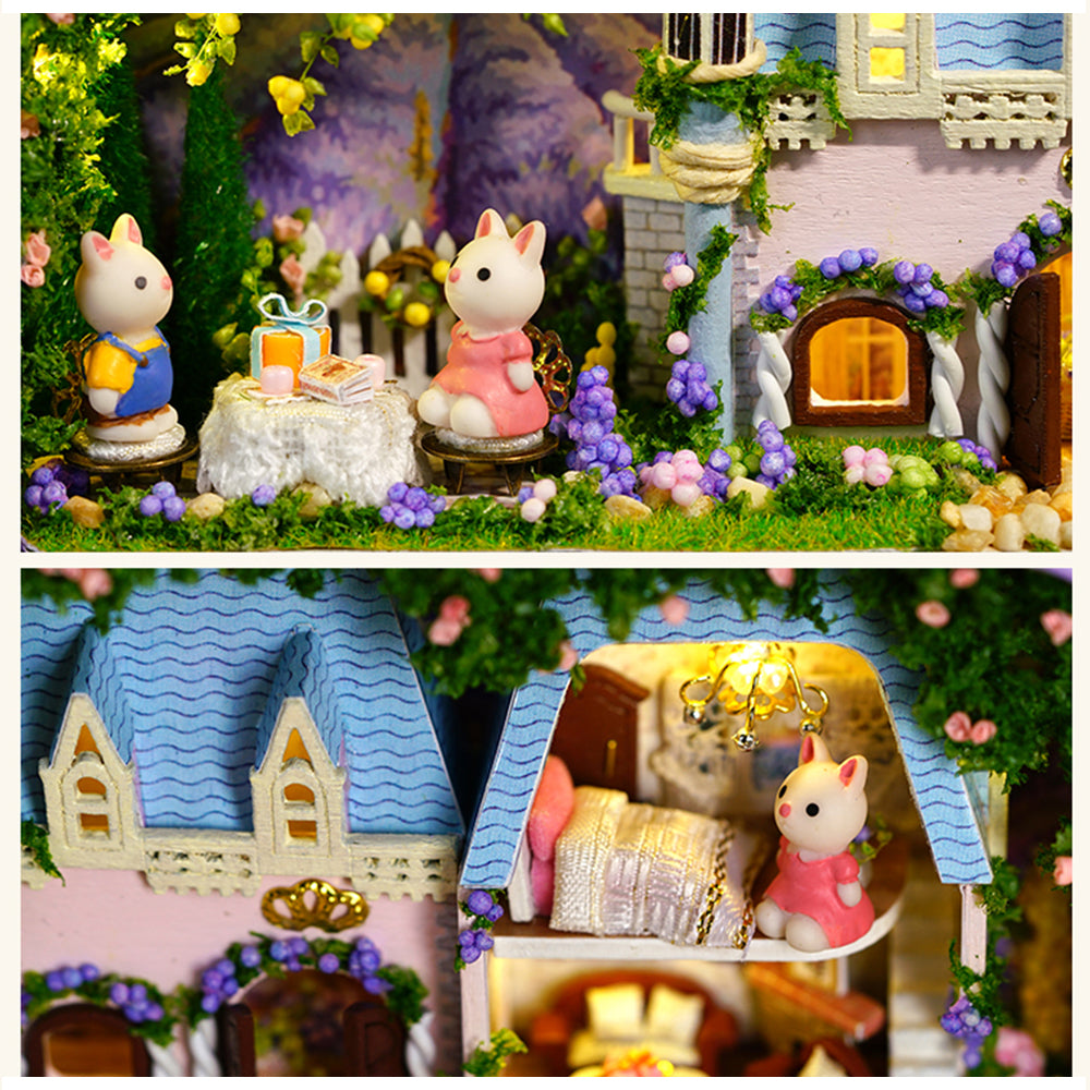 CUTEBEE Japanese Box Theatre Diy Dollhouse Kit Furniture Miniature