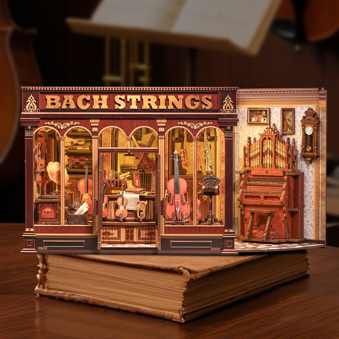 CUTEBEE DIY Miniature House | Bach Strings