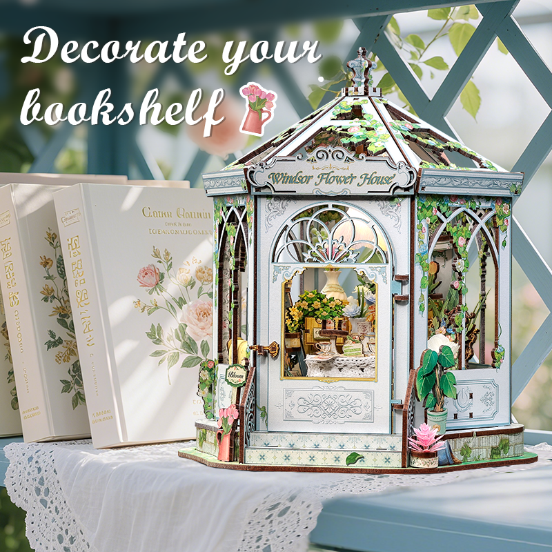 CUTEBEE DIY Miniature House | Windsor Flower House