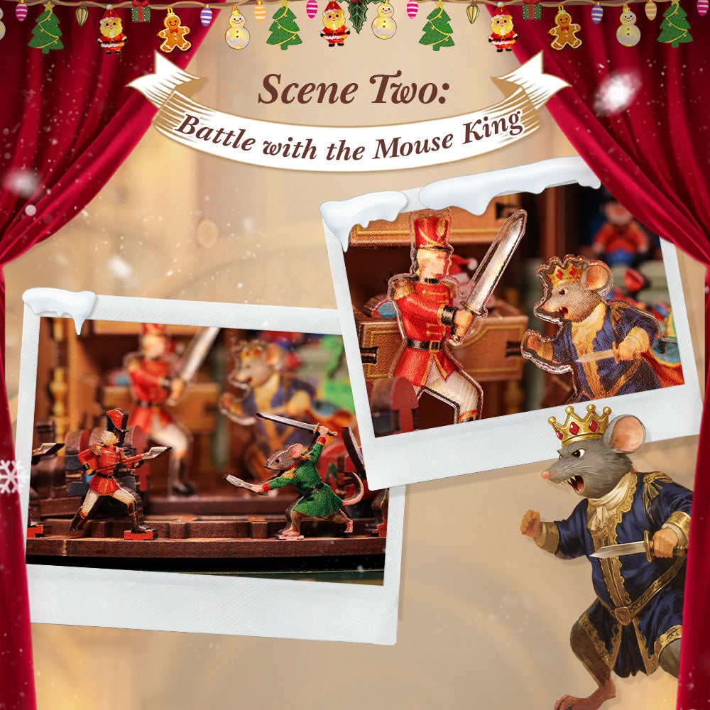CUTEBEE DIY Miniature Theater Kits | The Nutcracker’s Dreamscape Adventure