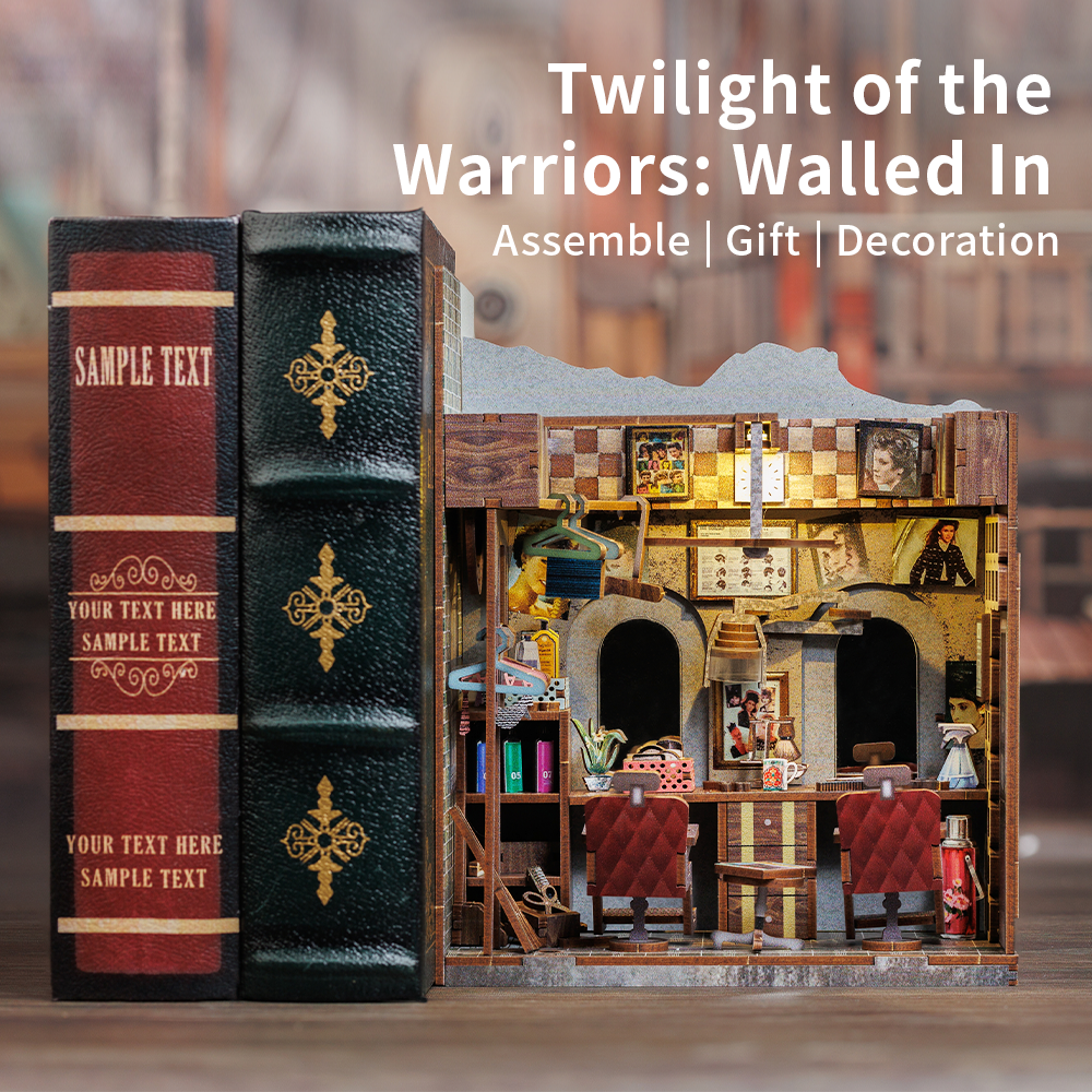 CUTEBEE DIY Book Nook Kit | Twilight of the Warriors: Walled In