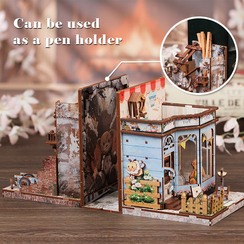 CUTEBEE DIY Bookends Kit (Love and Peace)