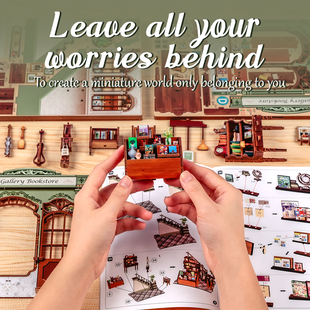 CUTEBEE DIY Miniature House | Gallery Bookstore
