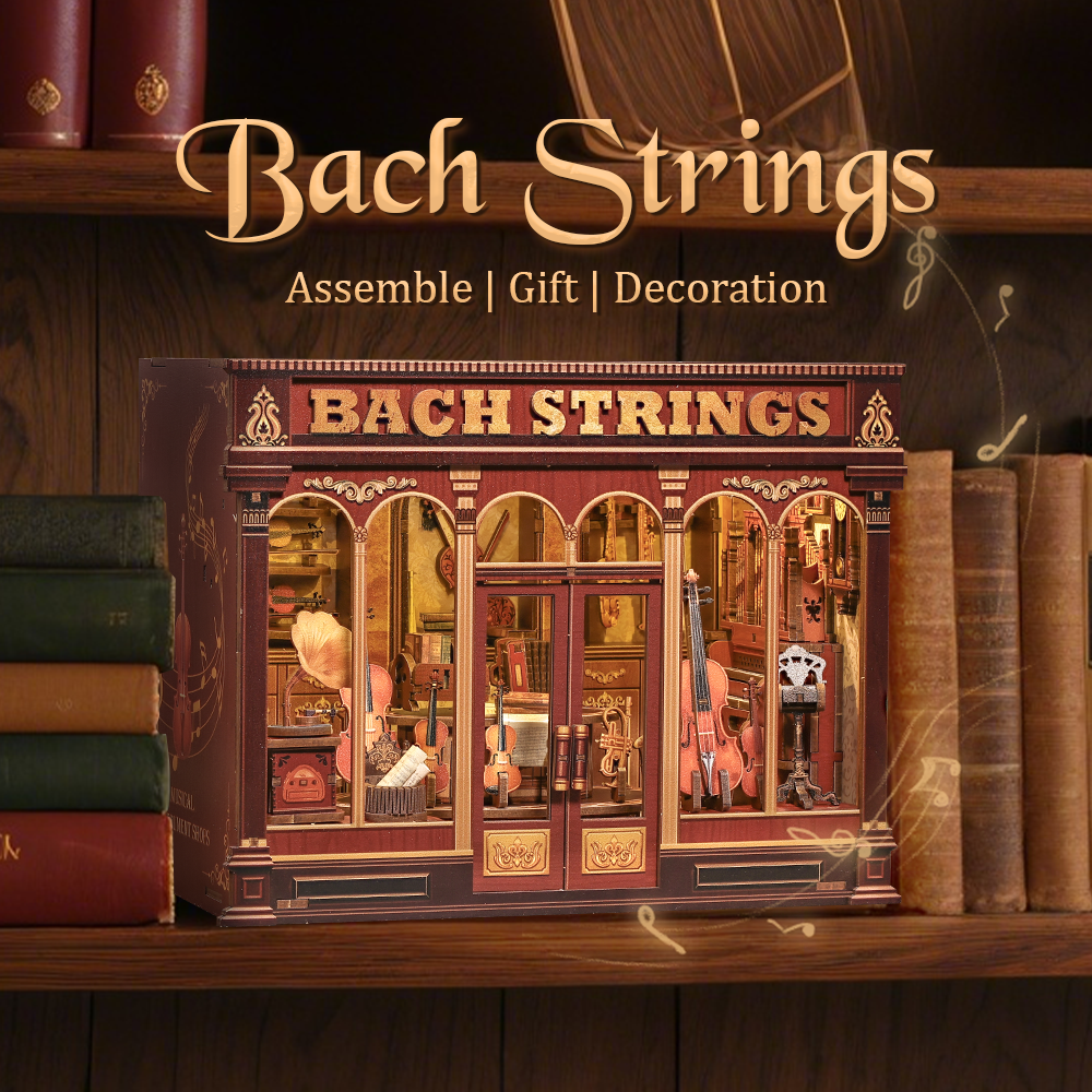 CUTEBEE DIY Miniature House | Bach Strings