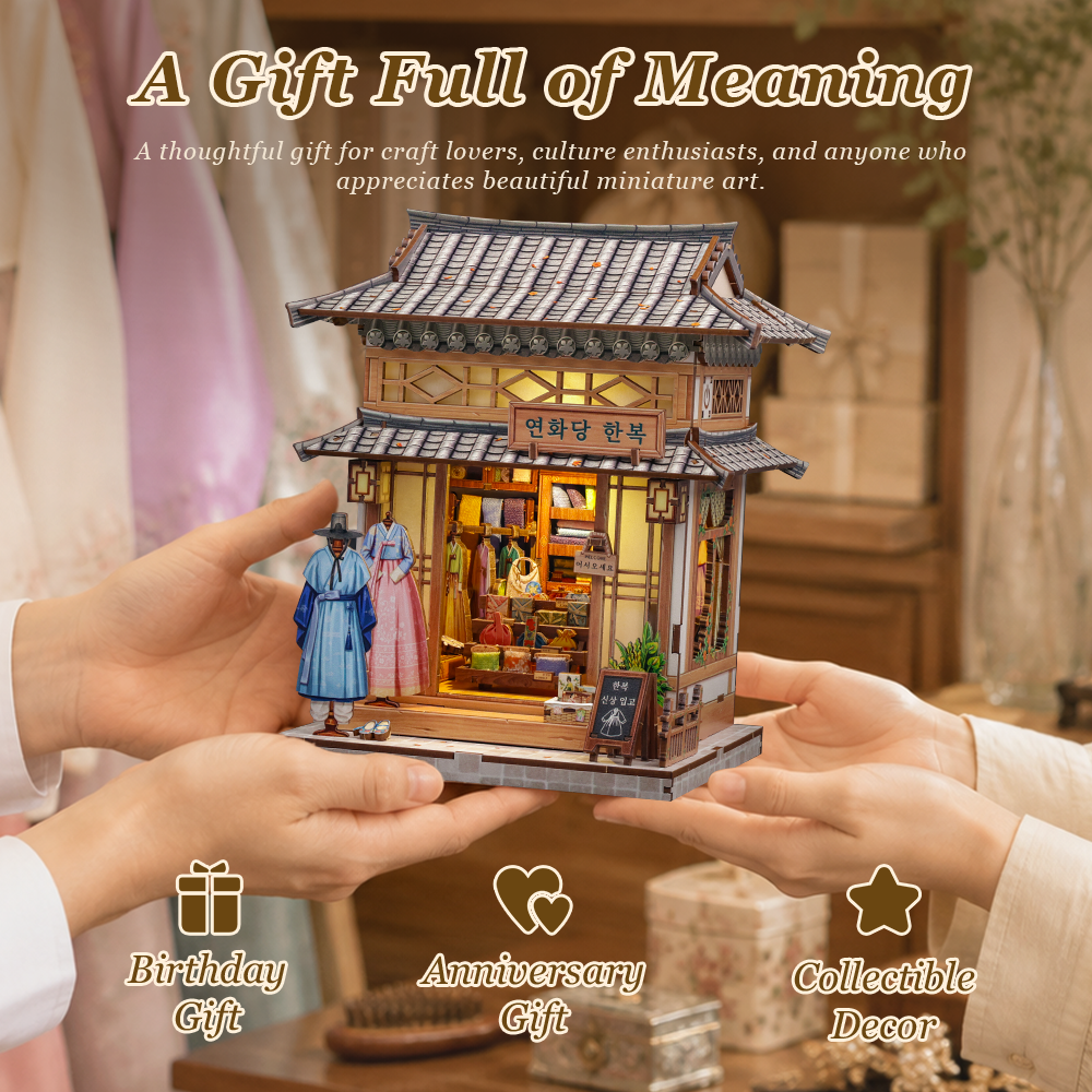 CUTEBEE DIY Miniature House | Lotus Hall Hanbok Studio