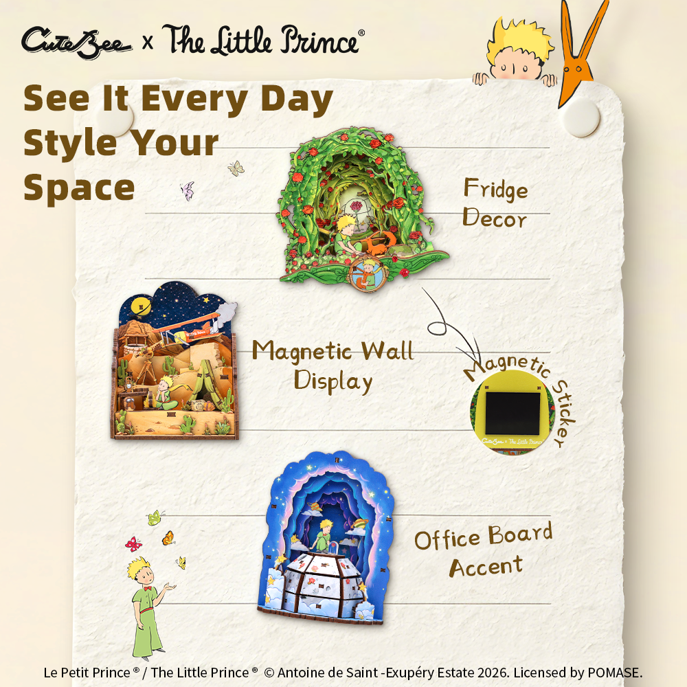 CUTEBEE X The Little Prince | DIY Fridge Magnet Kit