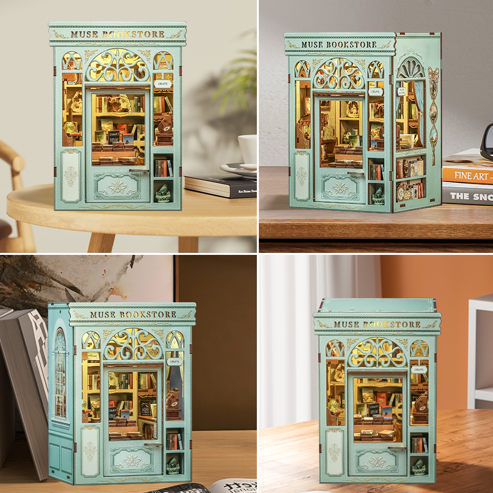 CUTEBEE DIY Book Nook Kit | Muse Bookstore