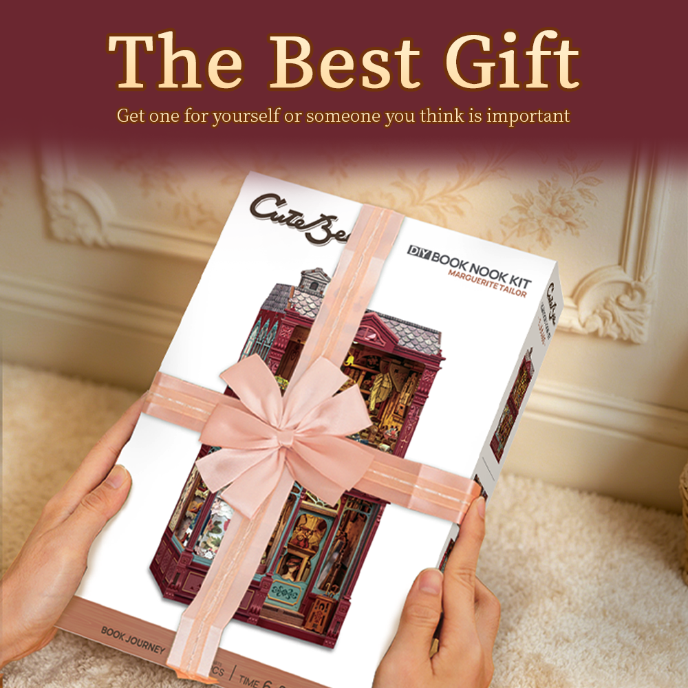 CUTEBEE DIY Book Nook Kit | Marguerite Tailor