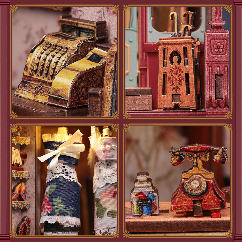CUTEBEE DIY Book Nook Kit | Marguerite Tailor