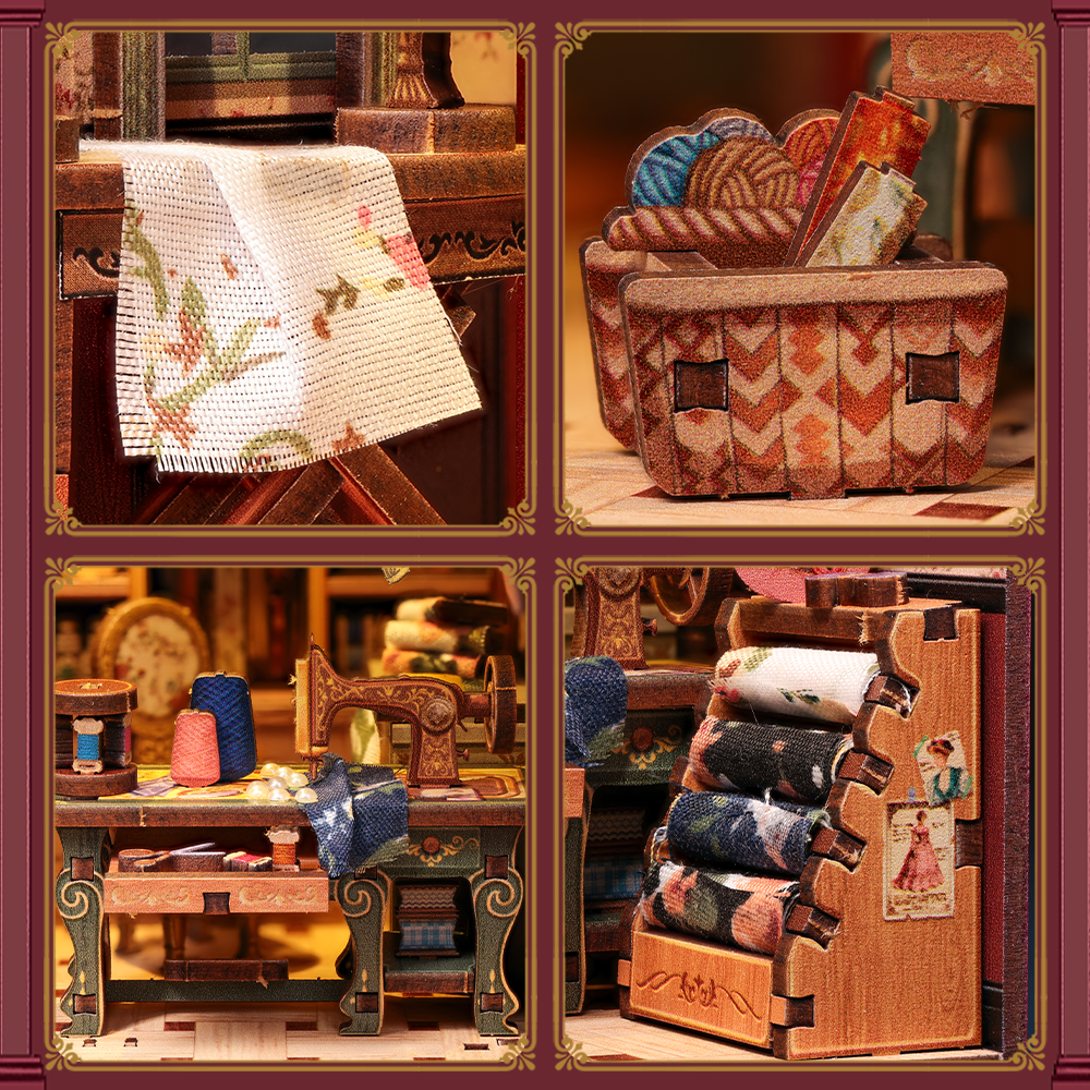 CUTEBEE DIY Book Nook Kit | Marguerite Tailor