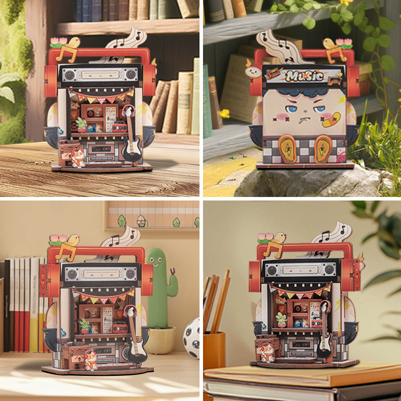CUTEBEE Mini Store Series | TaleBox Corner-Record Store