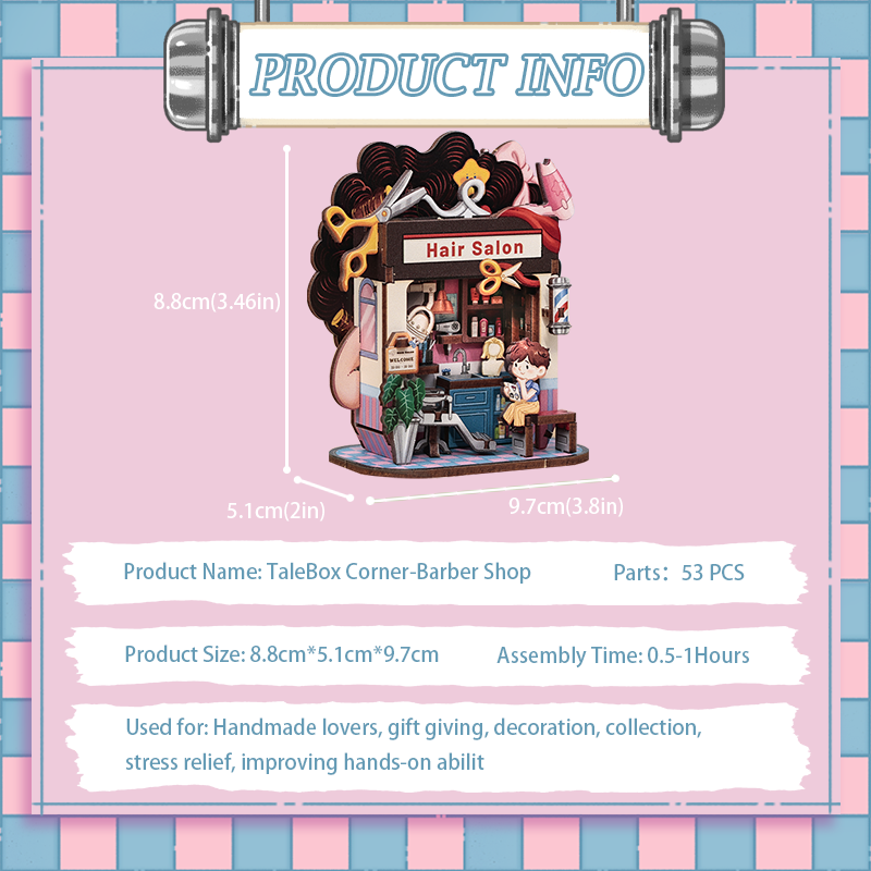 CUTEBEE Mini Store Series | TaleBox Corne-Hair Salon